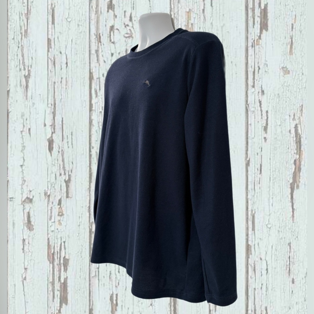 Tommy Bahama Men’s Long Sleeve Blue Lounge Shirt. Size Large - Picture 2 of 9